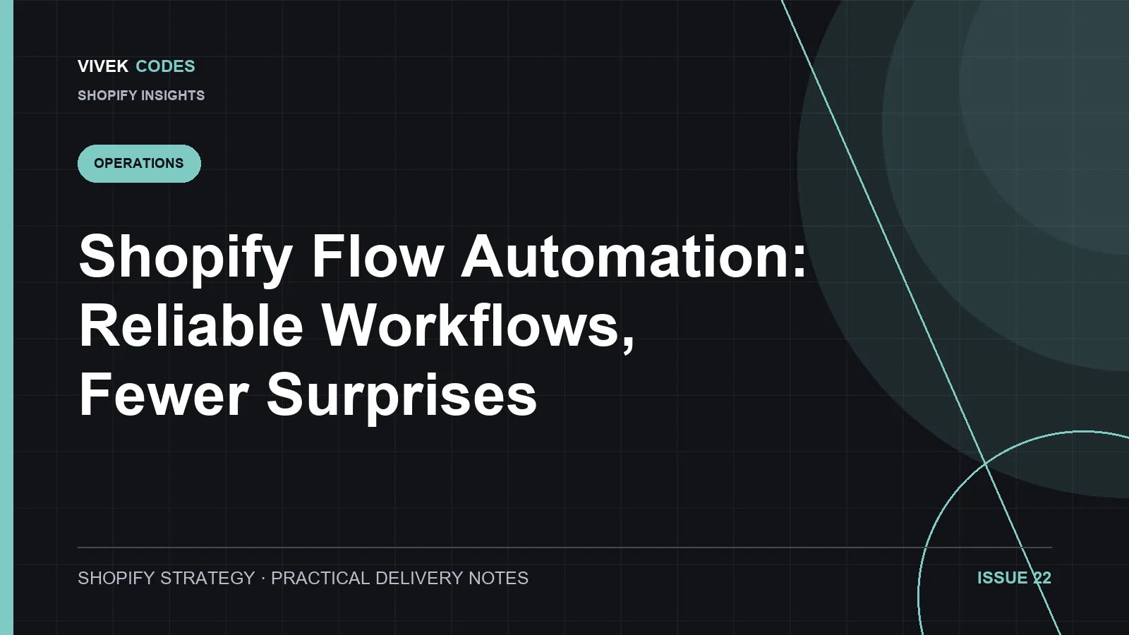 Shopify Flow Automation: Reliable Workflows, Fewer Surprises