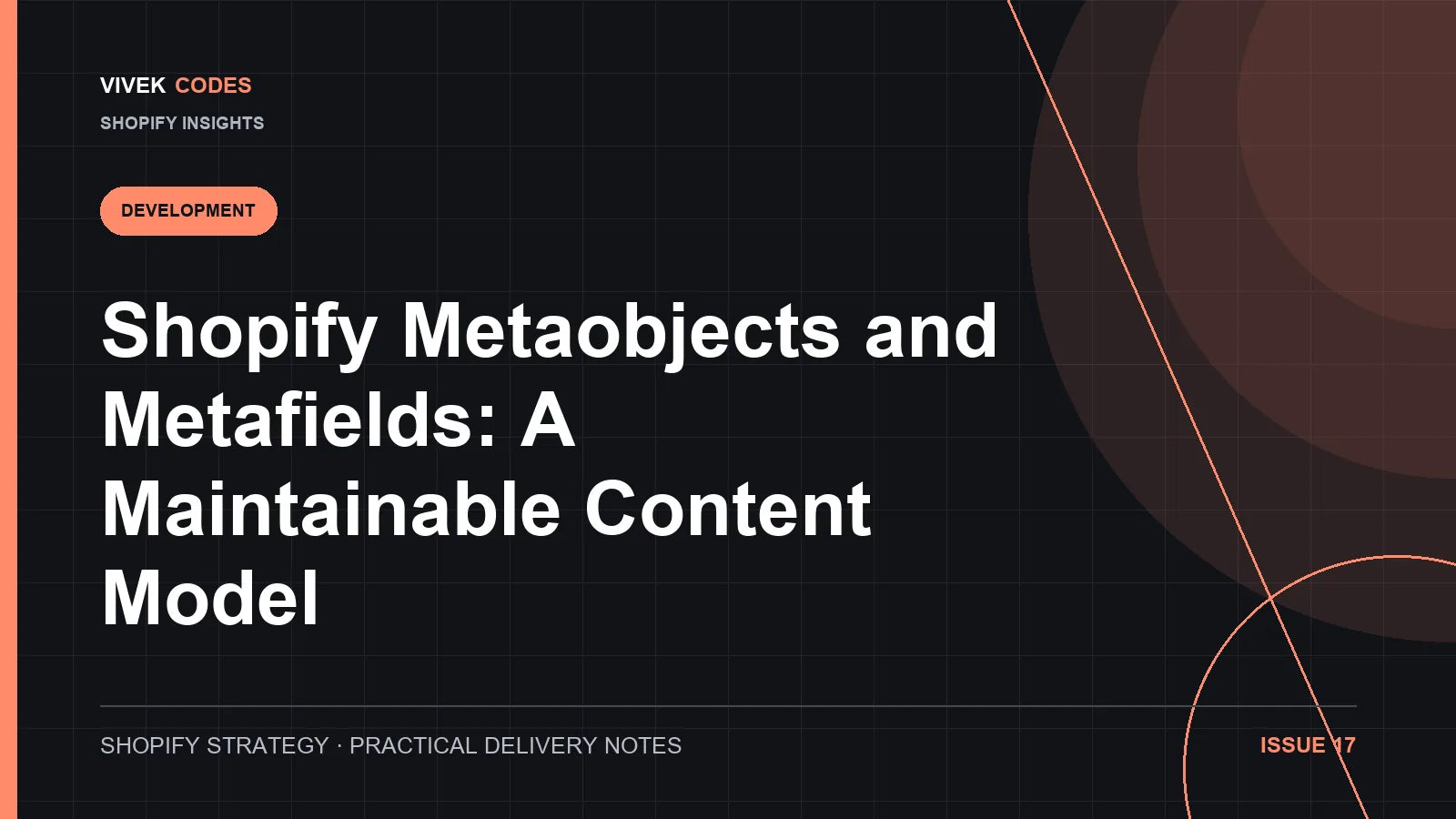 Shopify Metaobjects and Metafields: A Maintainable Content Model