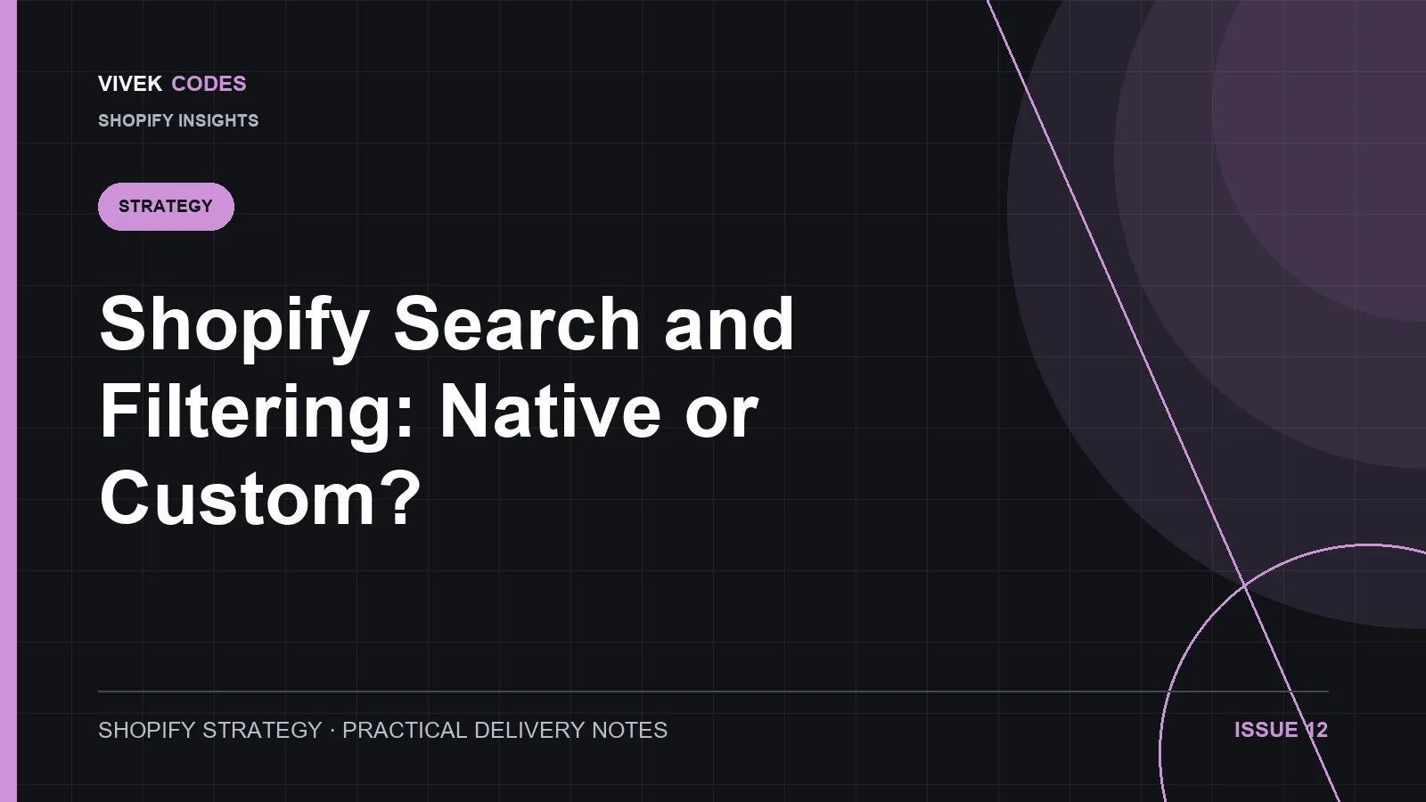 Shopify Search and Filtering: Native or Custom?