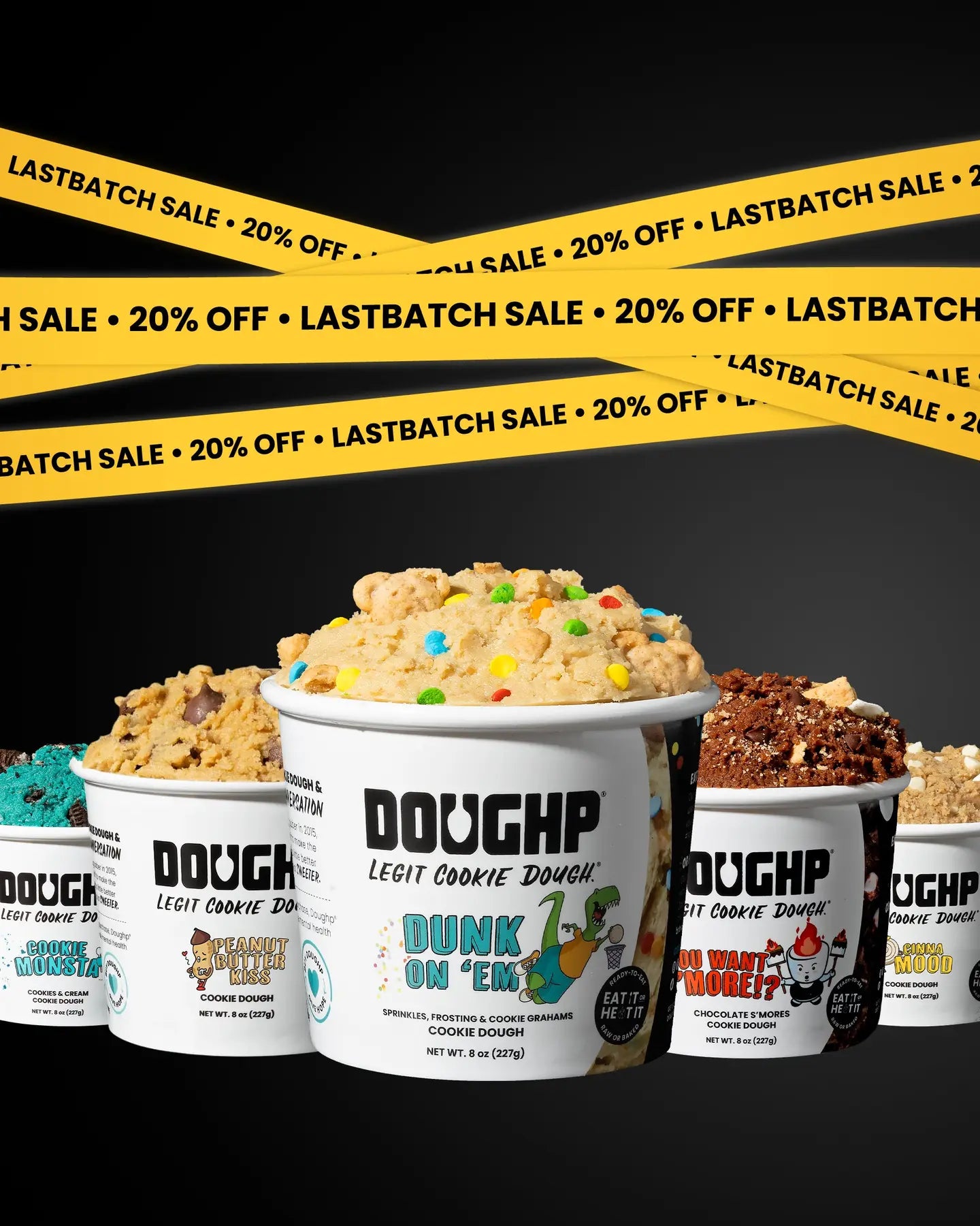 Doughp: real food & drink Shopify ecommerce brand and storefront project