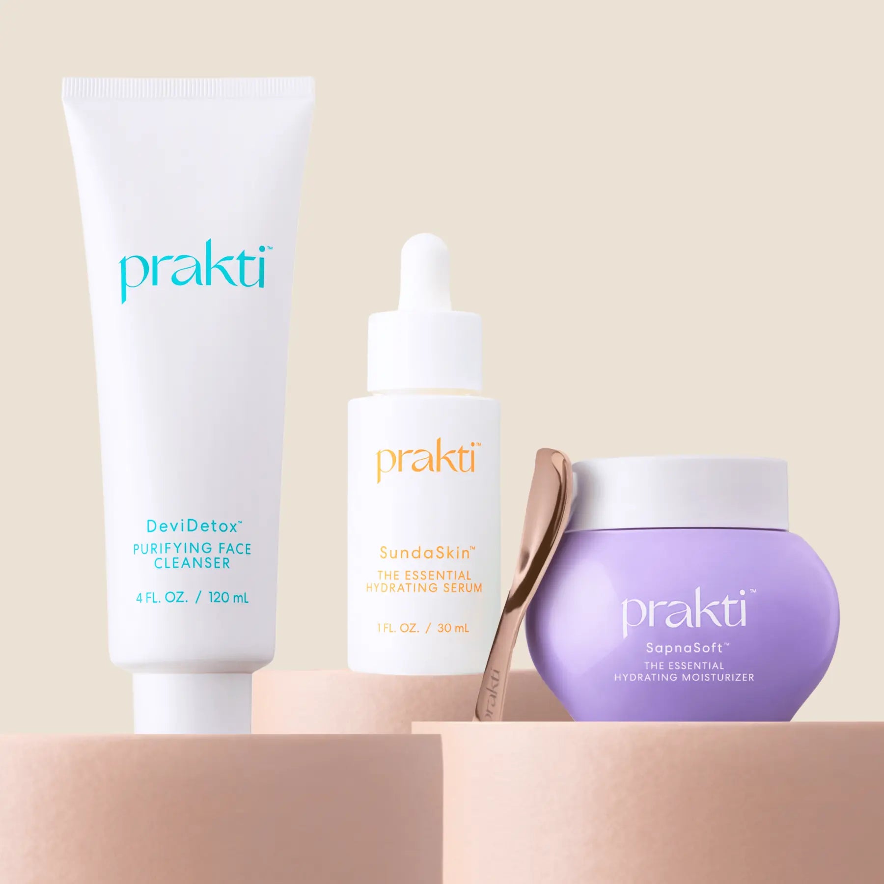 Prakti Beauty: real beauty & personal care Shopify ecommerce brand and storefront project