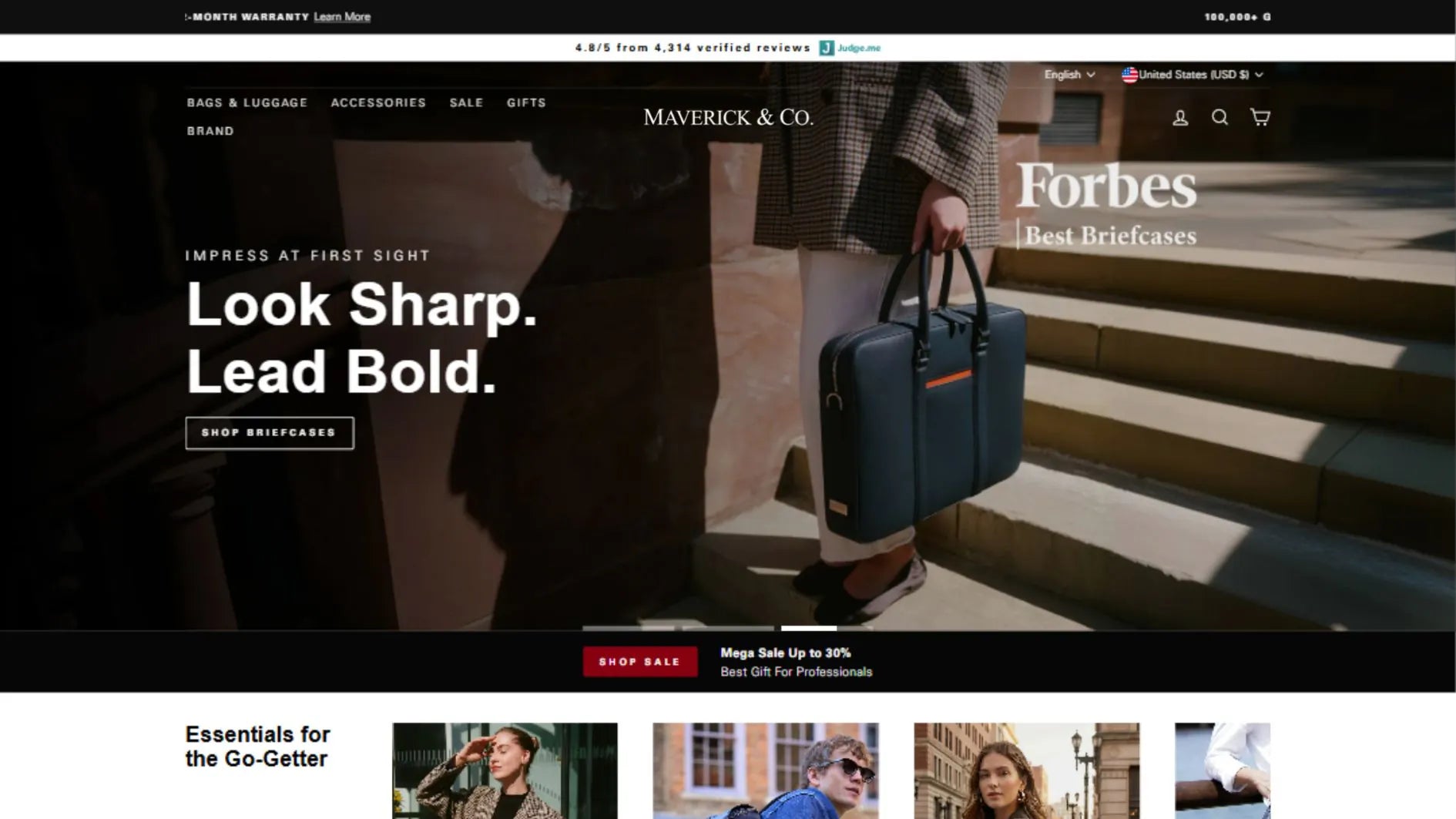 Maverick and Co Shopify storefront project
