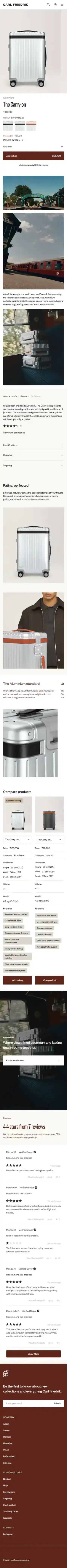 Carl Friedrik Shopify Project | Vivek Codes product page mobile Shopify storefront capture