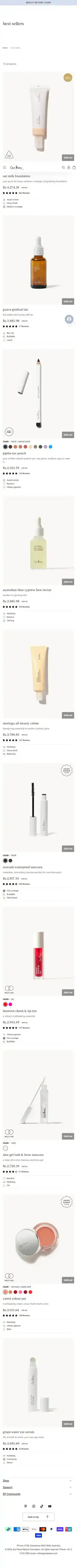 Ere Perez Shopify Project | Vivek Codes collection page mobile Shopify storefront capture