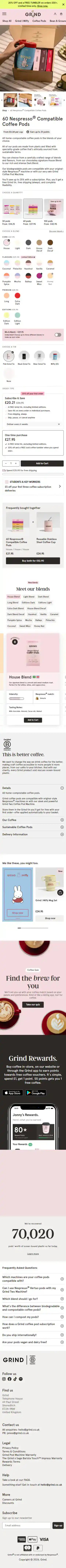 Grind Shopify Project | Vivek Codes product page mobile Shopify storefront capture